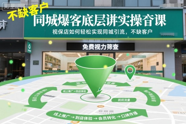 同城爆客底层实操课，视保店如何轻松实现同城引流，不缺客户！-摇钱树